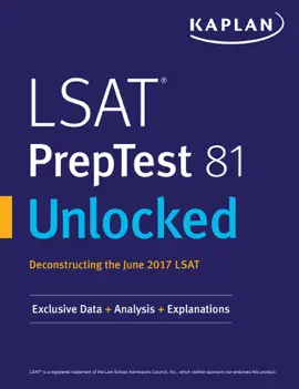 LSAT PrepTest 81 Unlocked