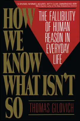 Read: How We Book Know What Isn't So