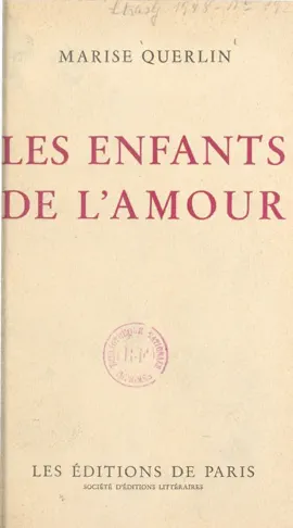 Read: Les enfants de l'amour Book