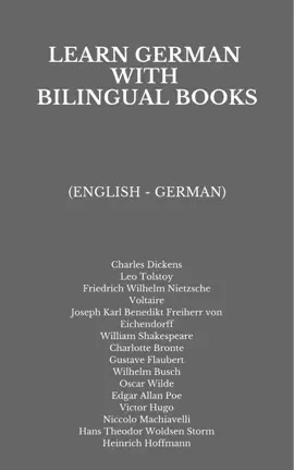 Read: Book Learn German with Bilingual Books