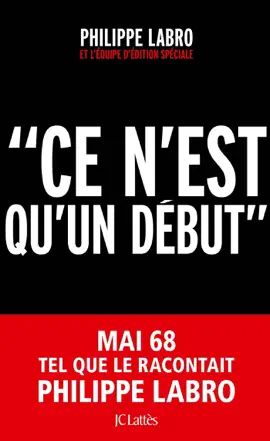 Read: Book Ce n'est qu'un début