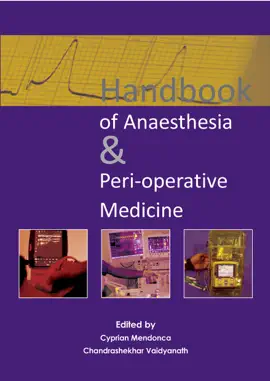 Read: Handbook of Anaesthesia Book & Peri-operative Medicine