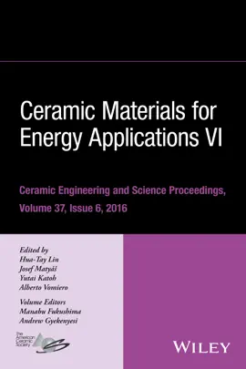 Read: Ceramic Materials for Energy Applications Book VI, Volume 37, Issue 6