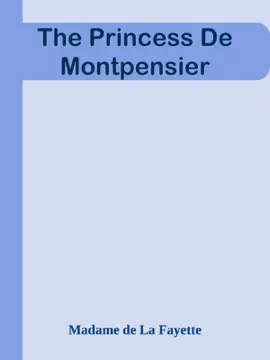 Read: The Book Princess De Montpensier
