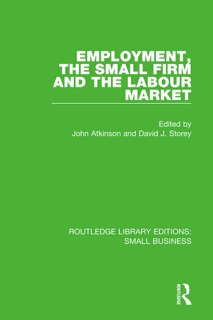 Employment, the Small Firm and the Labour Market by John Atkinson & David J. Storey
