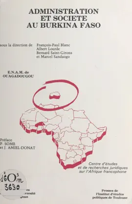 Read: Administration et société au Burkina Faso Book