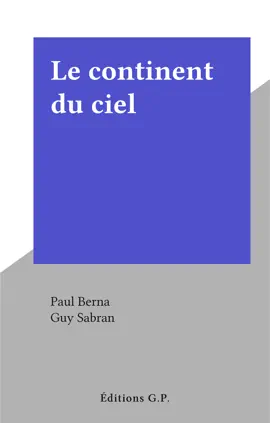 Read: Book Le continent du ciel