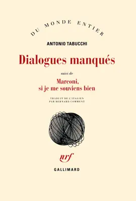 Read: Dialogues manqués Book / Marconi, si je me souviens bien