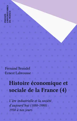 Read: Book Histoire économique et sociale de la France (4)