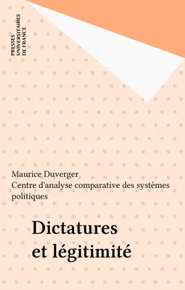 Read: Book Dictatures et légitimité