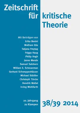 Read: Zeitschrift für kritische Book Theorie / Zeitschrift für kritische Theorie, Heft 38/39
