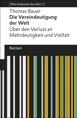 Read: Die Vereindeutigung der Welt Book