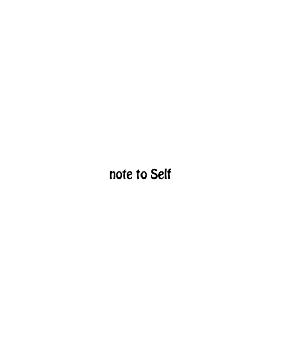 Note to Self