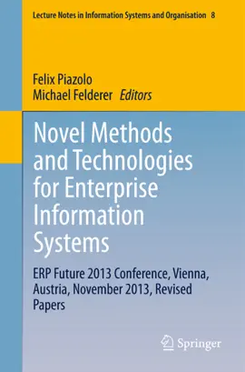 Read: Book Novel Methods and Technologies for Enterprise Information Systems