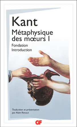 Read: Métaphysique des Book mœurs (Tome 1) - Fondation – Introduction