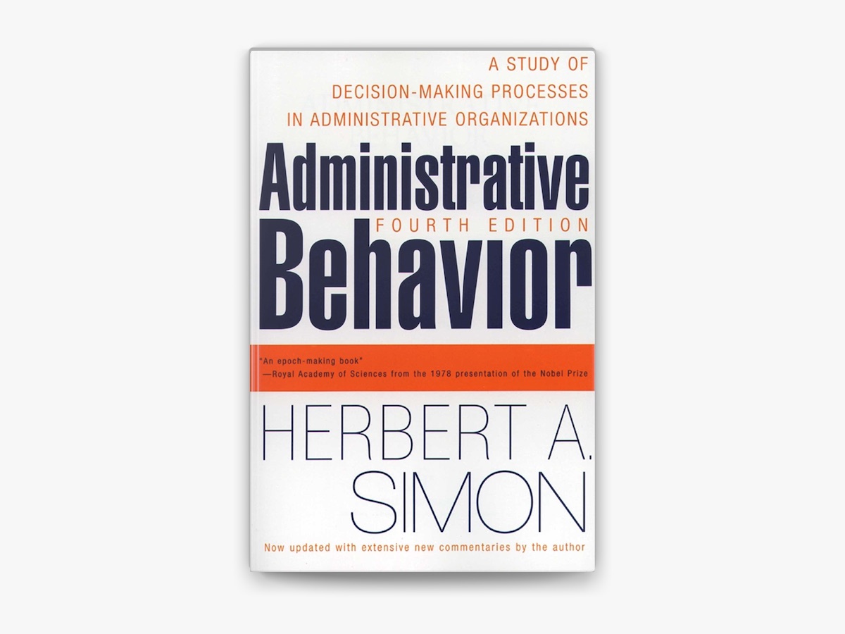 洋書 Administrative Behavior Fourth Edition Administrative Behavior, 4th Edition: Simon, Herbert A