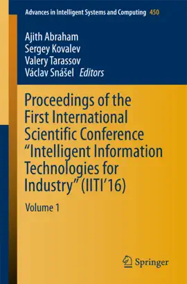 Read: Proceedings of the Book First International Scientific Conference “Intelligent Information Technologies for Industry” (IITI’16)