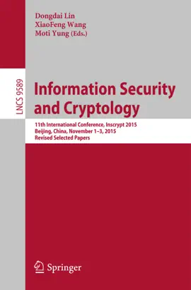 Read: Information Security Book and Cryptology