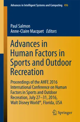 Read: Advances in Human Factors in Sports and Book Outdoor Recreation