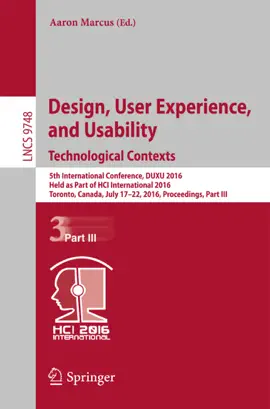 Read: Design, User Book Experience, and Usability: Technological Contexts