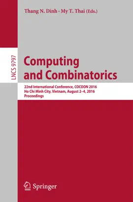 Read: Computing and Combinatorics Book