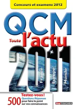 Read: QCM toute Book l'actu 2011 Concours et examens 2012