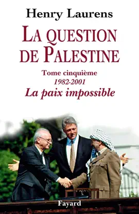 Read: Book La question de Palestine, tome 5