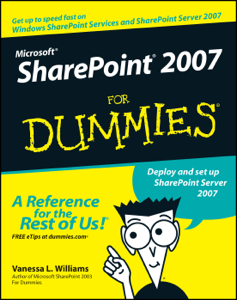 Microsoft SharePoint 2007 For Dummies - Vanessa L. Williams Cover Art