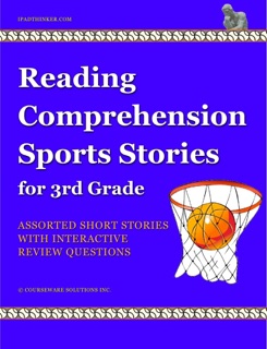Reading Comprehension Sports Stories for 3rd Grade by Courseware Solutions Inc