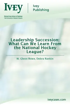Read: Leadership Book Succession: What Can We Learn from the National Hockey League?