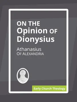 Read: On the Opinion of Dionysius Book