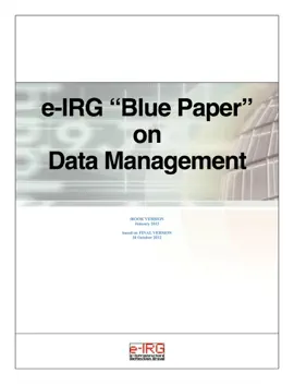 e-IRG "Blue Paper" on Data Management