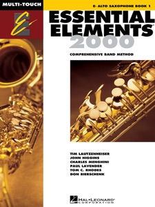 Essential Elements 2000 - Book 1 for E-flat Alto Saxophone (Textbook)