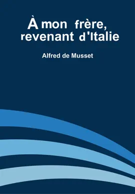 Read: À mon Book frère, revenant d'italie