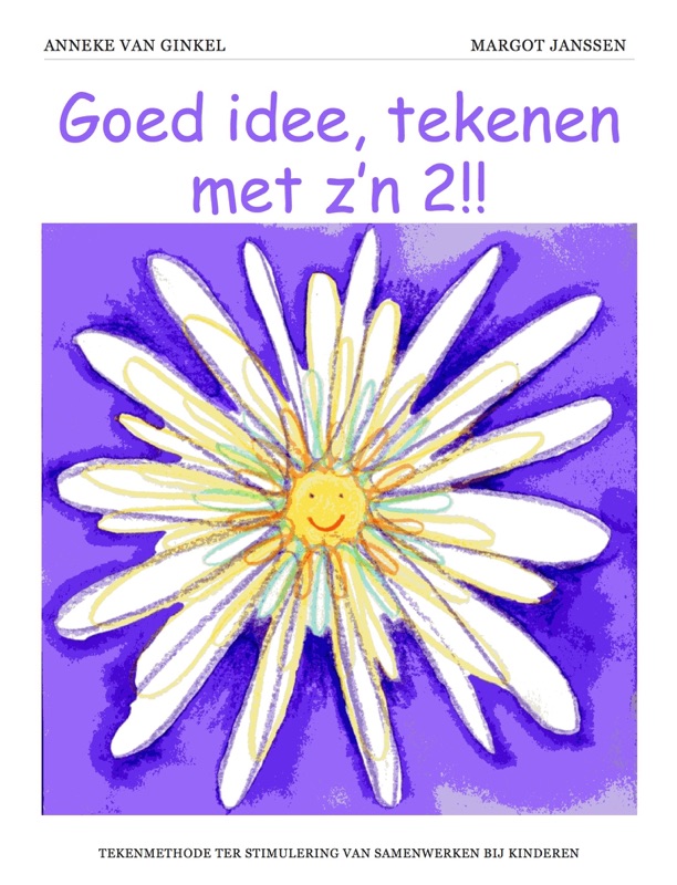Goed idee, tekenen met z’n 2!!