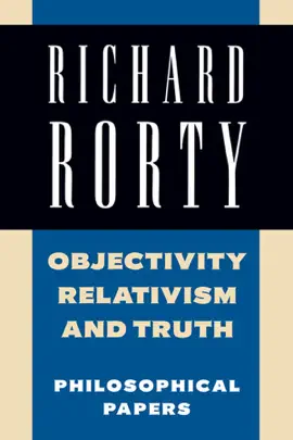 Read: Objectivity, Relativism, Book and Truth: Volume 1