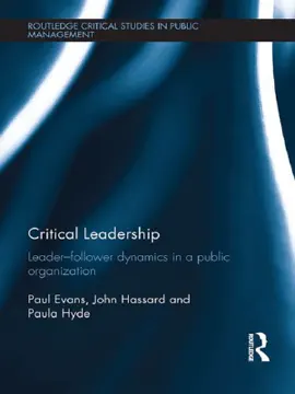 Read: Critical Leadership Book