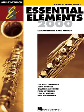 Read: Essential Elements Book 2000 - Book 1 for B-flat Bass Clarinet (Textbook)