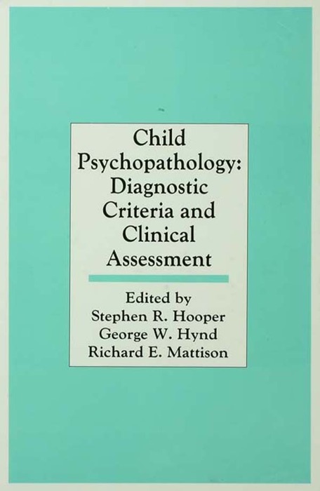 Child Psychopathology