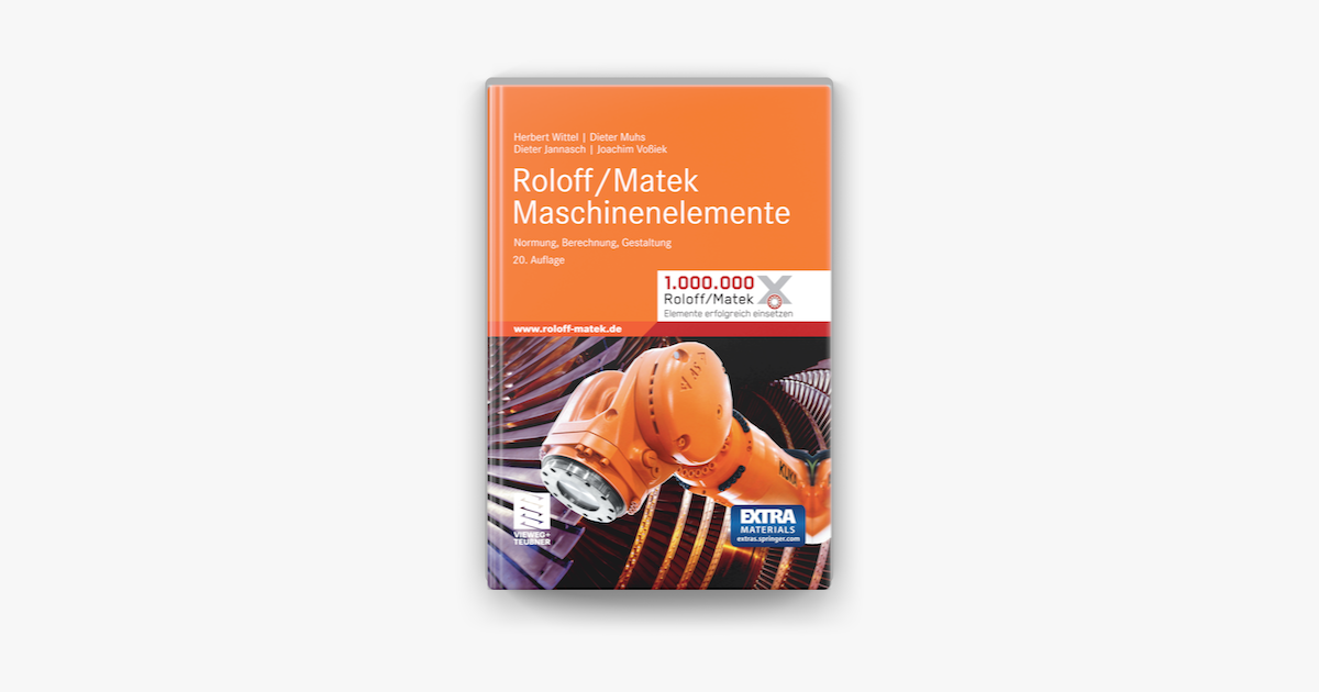 Roloff Matek Maschinenelemente Mit Tabellenbuch books.apple.com