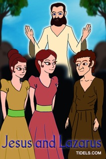 Jesus and Lazarus by Tidels