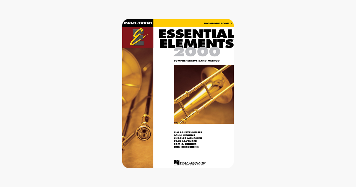 ‎Essential Elements 2000 - Book 1 For Trombone (Textbook) On Apple Books