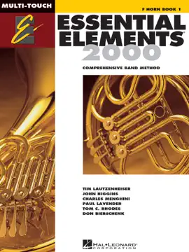 Read: Essential Elements 2000 Book - Book 1 for Horn (Textbook)