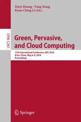 Read: Green, Book Pervasive, and Cloud Computing