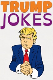 Book cover for Trump Jokes by Wonky Jonky