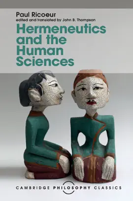 Read: Hermeneutics Book and the Human Sciences