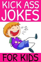 Book cover for Kick Ass Jokes For Kids by Jack Jokes