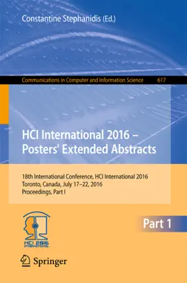 Read: HCI International Book 2016 – Posters' Extended Abstracts