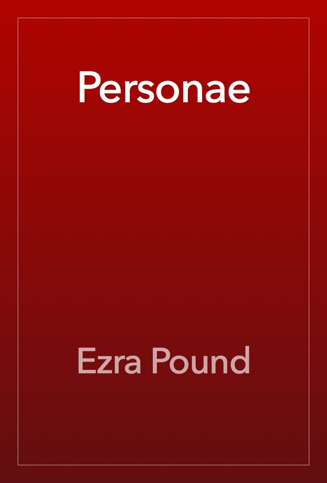 Personae cover