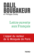 Lettre ouverte aux Français - Dalil Boubaker